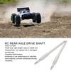 2pcs Stainless Steel RC Car Rear Axle Shaft for FMS 1/10 Explorer Mashigan for ATLAS Dachi Other RC Cars RC Parts Silver
