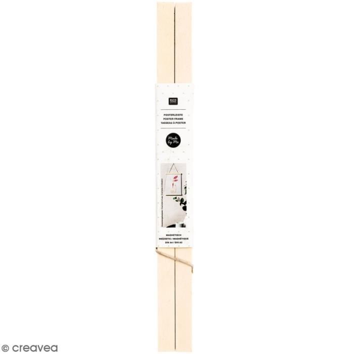 Suspension pour poster en bois Naturel - A4 / A3 - 1 pce