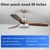 45W Domácnost Inteligentní proměnná frekvence Obývací pokoj Osvětlení elektrického ventilátoru Masivní dřevo Retro Osvětlení ventilátoru pro restaurace Plná specifikace