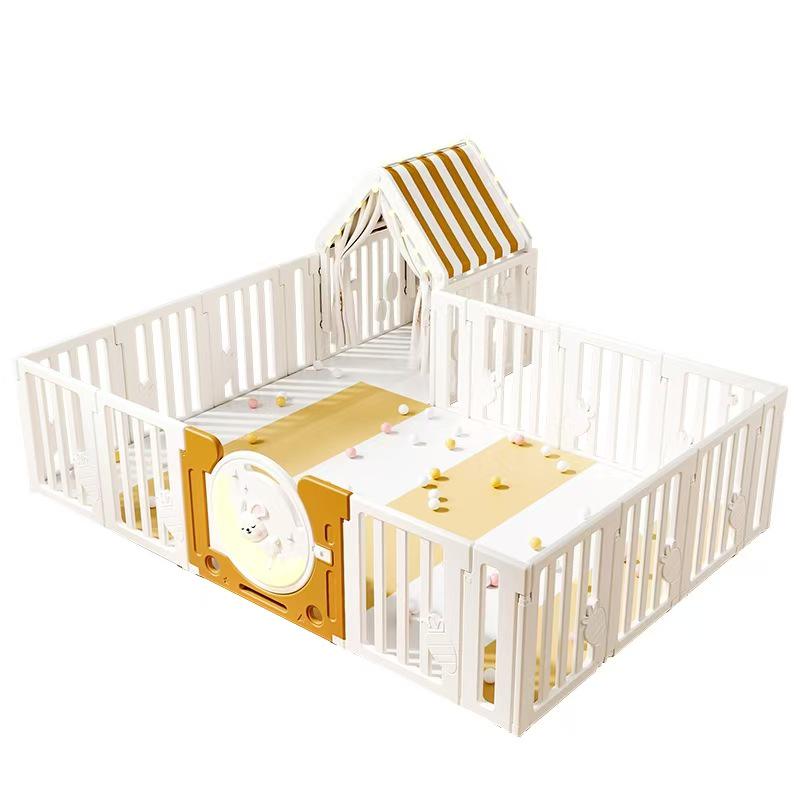Baby Playpen with Crawling Mat for Indoor Use