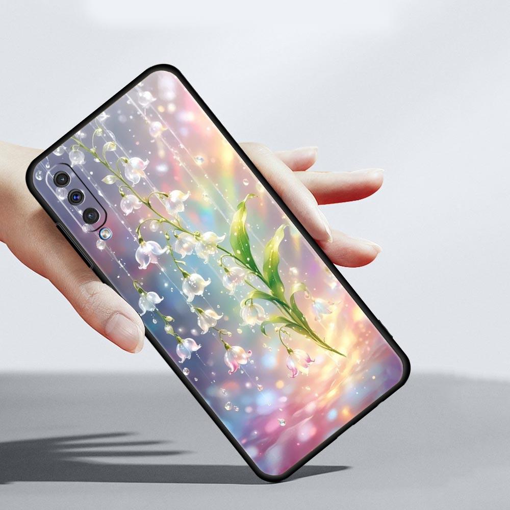Lily Of The Valley Clear Floral Phone Case for Samsung Galaxy A56 A36 A26 A16 A34 A24 A42 A22 A20 A12 A40 A30 A10 Soft TPU Cover
