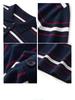 Women's Spring-Summer Striped Cotton Polo Dress - Color Block, Short Sleeve, Knit T-shirt.