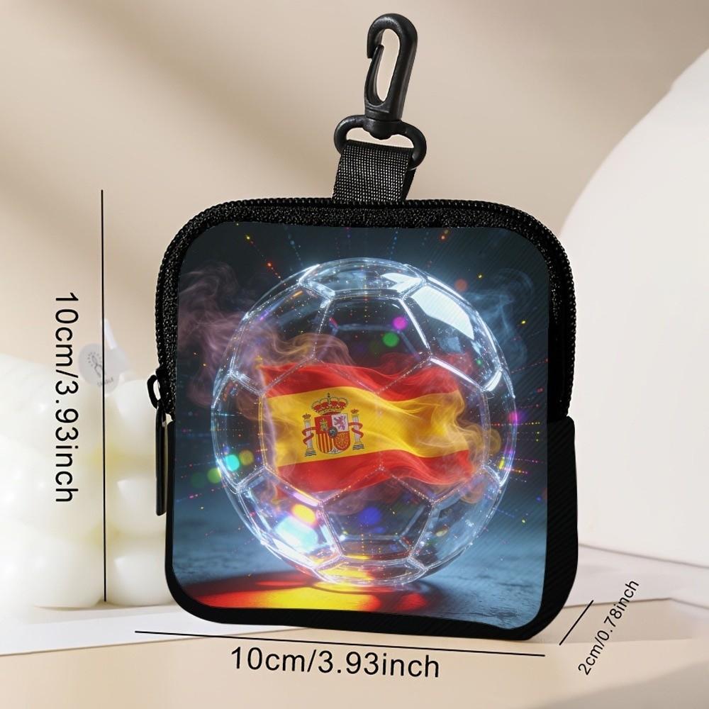 NEW Zippered Wallet Coin Purse PVC Water-resistant Change Purse Portable Lightweight Storage Bag Friends Gift