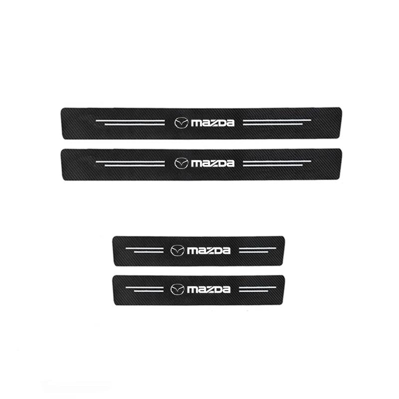 2025 Hot Car Door Sill Threshold Anti Scratch Protector Stickers For Mazda 3 6 CX5 2 CX3 CX9 MX5 RX8 Axela Demio Atenza MS GJI G