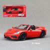 1/36 Porsche 718 Spyder Super Racing Toy Car Model Welly Diecast Vehicle Pull Back Classical Collection Gift For Children Boys