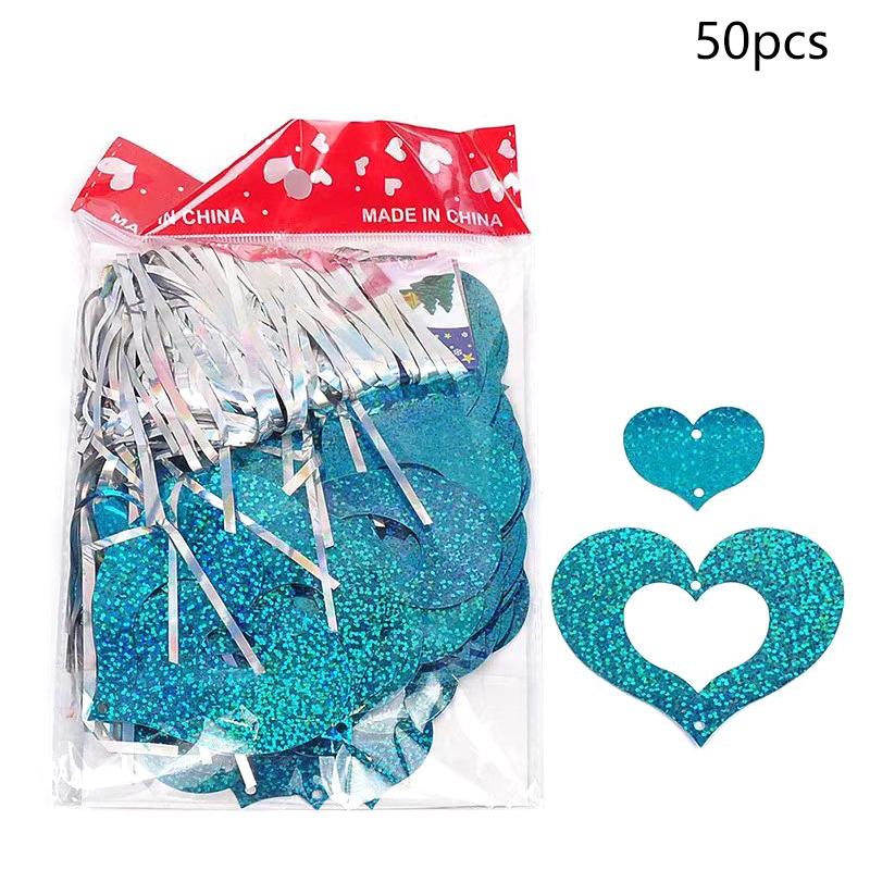 50Pcs Wedding Birthday Party Balloons, Rain Silk Pendants Holiday Supplies