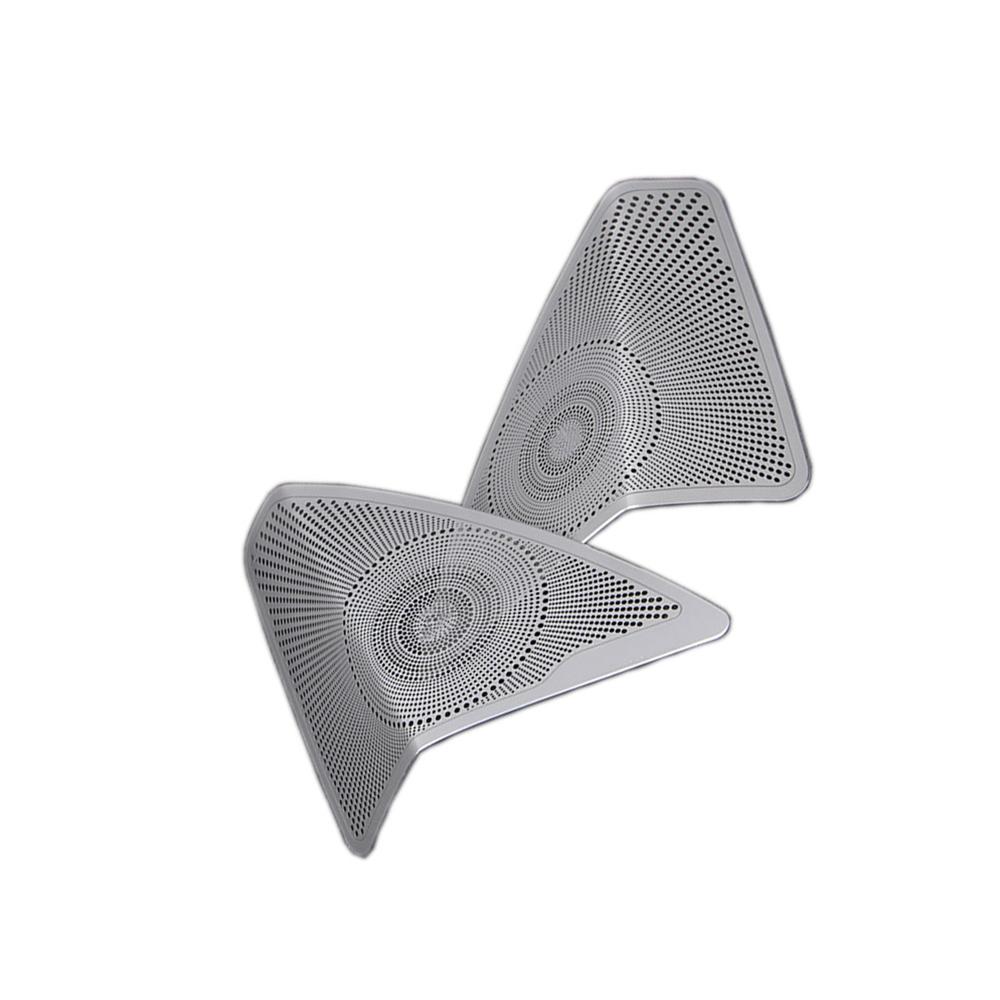 2pc Door A Pillar Tweeter Speaker Cover Trim For Mercedes Benz C Class 2015-2021