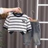 Set casual a maniche lunghe per bambini, comodi outfit da indossare tutti i giorni