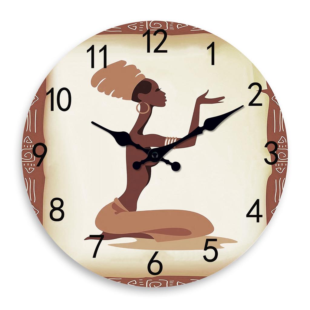 12 Inch Vintage Wooden Clock Coffee Shop Bar Living Room Bedroom Silent Wall Clock Home Decoration Quartz Clock Holiday Gift