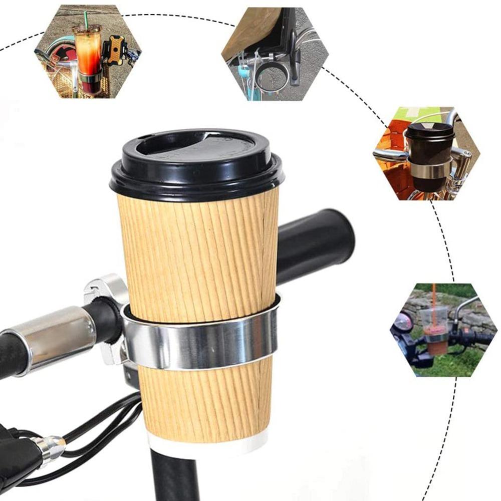 Silver Drink Cup Holder Easy Installation Bike Water Bottle Holder Daily Bicycle Users