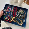 Cute Bag Accessories Pendant Korean Style Colorful Rope Keychain Love Cherry Pendant  Car Keyring