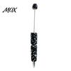 Beaded Ballpoint Pen Diamond Beadable Pens, Bling Rhinestone DIY Bead Pen, Crystal Shaft Decorative Black Ink Pens for Decorations Office School
