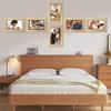 Unfinished Wood Photo Frame for 4x6 Inch Photos Solid Wood Picture Frame for Crafts Tabletop Standing Wall Hanging Frame