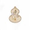 Elegant Tian She Freshwater Pearl Gourd Brooch Sweater Chain for Women - Perfect Valentine's Day Gift.
