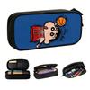 Cute Anime C-Crayon S-Shin C-Chan  Pencil Cases for Girls Boys  Large Storage Pen Box Bag School Supplies