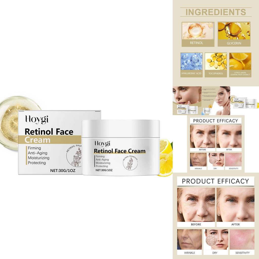 Hoygi Retinol Moisturizing Cream With Brightening And Hydrating Collagen Formula