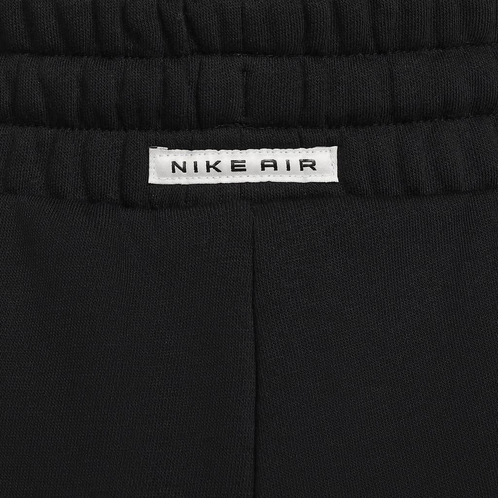 Nike Logo Print High Waist Casual Shorts Women shorts Black DQ6566-010