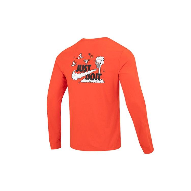 Nike Just Do It Bucket Long sleeve Orange Men s DZ2696-633 S