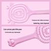 Portable Hollow Comb for Curly Hair - Cute and Lightweight for Women's Dormitory Use
