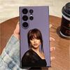 WED-J-Jenna O-Ortega HD-Druck Handyhülle Für Samsung S25,S24,S21,S22,S23,S20,Ultra,S26,Plus,Fe,Note,5G Schwarzes Cover