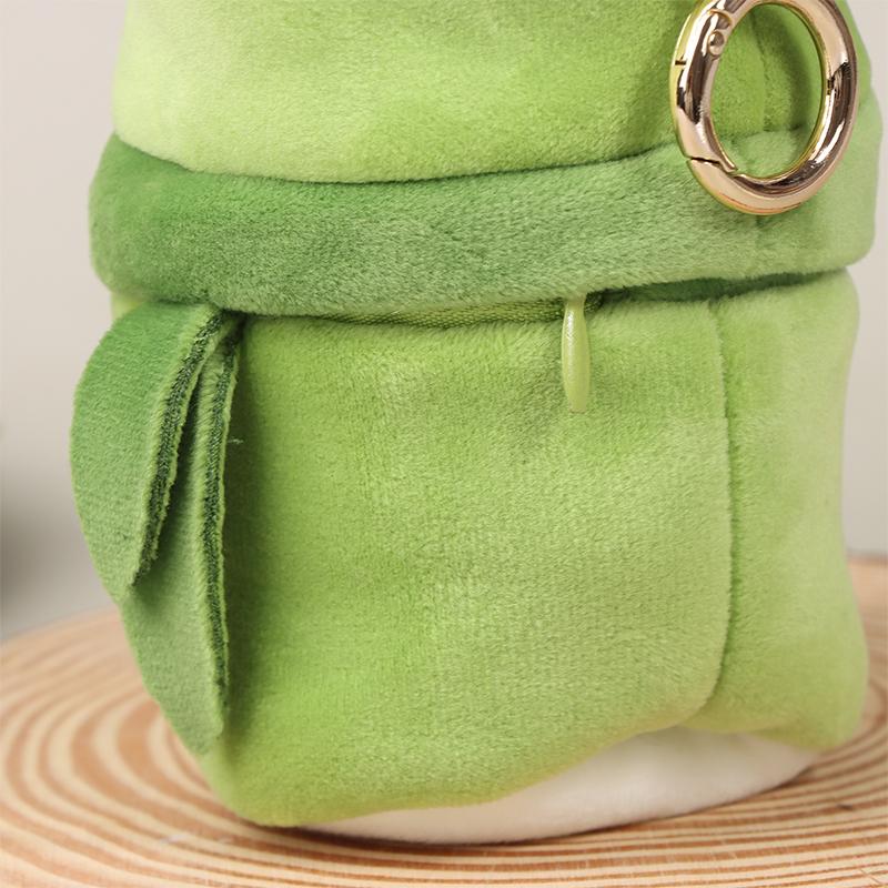 11Cm 2 In 1 Cute Bamboo Tube Panda Plush Kawaii Tearful Panda Stuffed Animal Plushie Super Soft Plush Panda Keychain