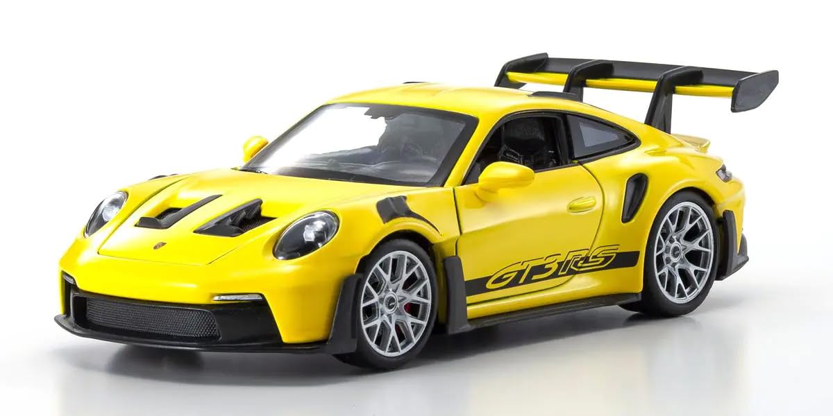 

Kyosho WELLY Scale Porsche 911 GTR RS Yellow Finished Product WE24122Y 1/24 (992)