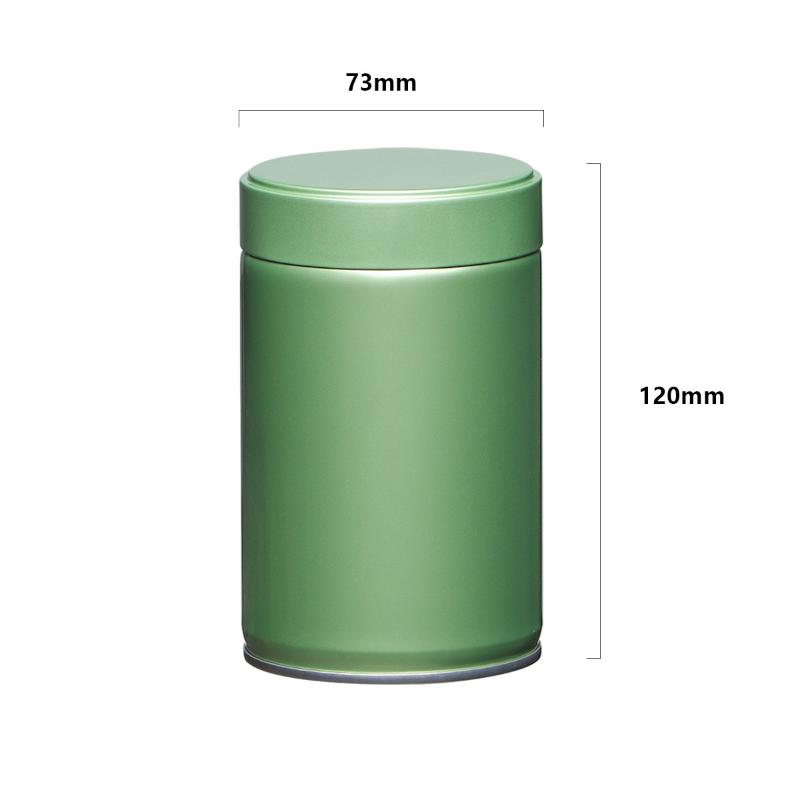 Airtight Tinplate Tea Canister Storage Container For Leaf Tea Bags Matcha Powder Sealed Pantry Organizer Kitchen Tea