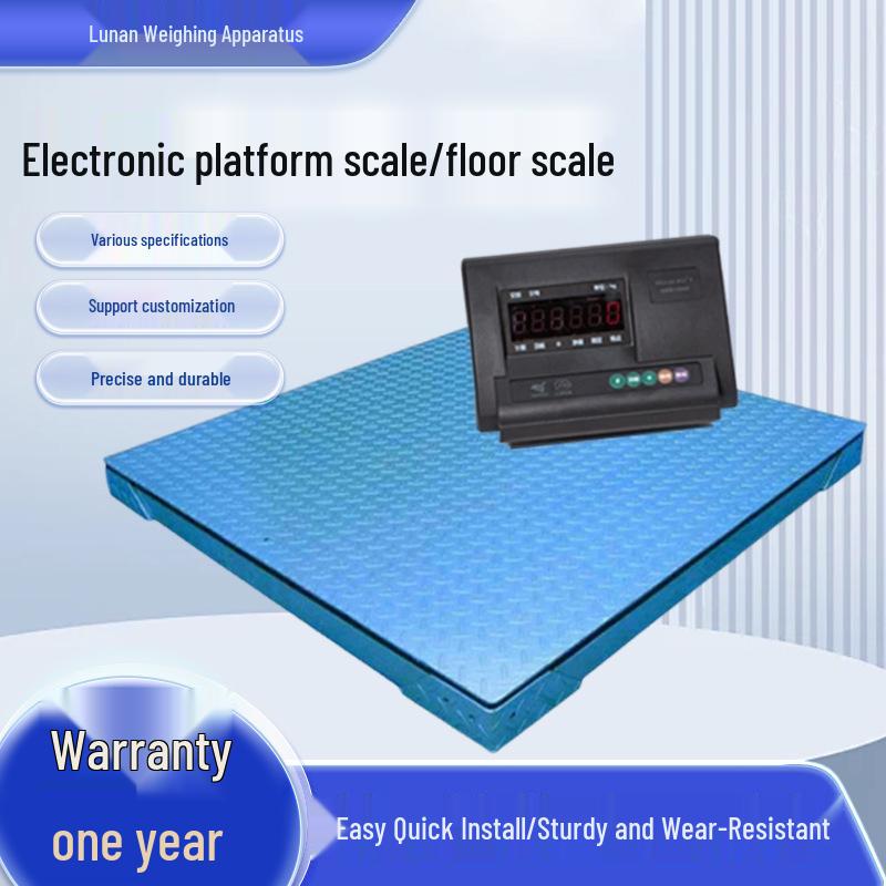Double-Layer Electronic Floor Scales 1t/2t/3t - 1.2m x 1.2m Platform
