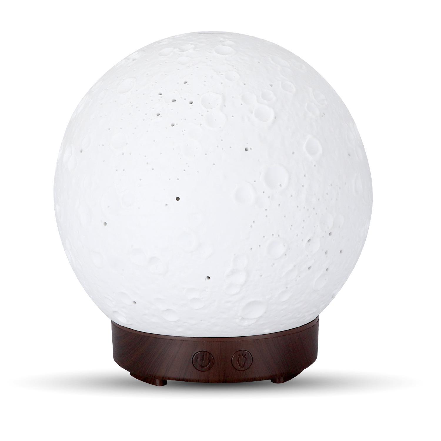 

Creative Ceramic Moon Essential Oil Diffuser Humidifier, 100ML for Home and Office. AU Plug