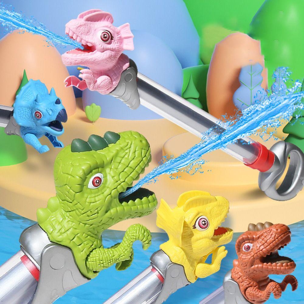

Выдвижные пляжные игрушки, водный бластер с динозавром, милые игрушки для детей с распылителем воды