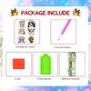 6pcs DIY Animals Design DIY Art Fridge Magnet Refrigerator Sticker Refrigerator Diamond Art Magnets Magnetic Diamond Art Decor