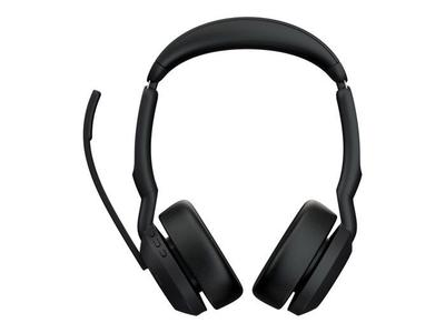 Zestaw słuchawkowy - Bluetooth - bezprzewodowy - USB-C - Jabra - Jabra Evolve2 55 MS Stereo - zestaw słuchawkowy