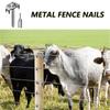 Multiple Use Fence Pegs Heavy Duty Metal Fence Spikes set for Secure Fencing Professional Metal Stakes for Gardeners