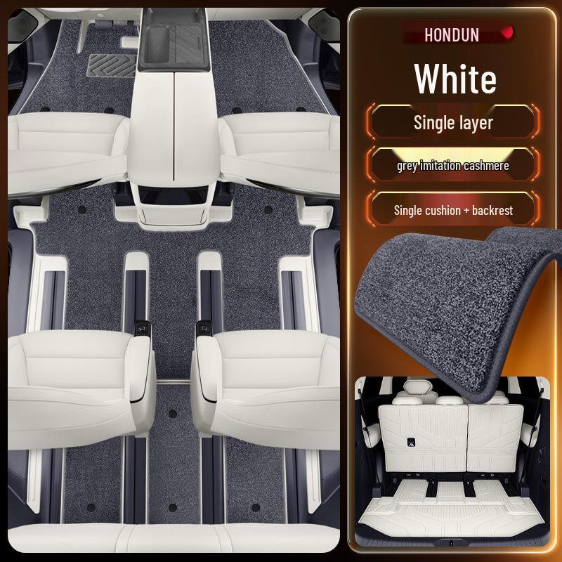 Compatible Carpet Mats for WEY Gaoshan 7-Seater TPE2025 Interior Modification