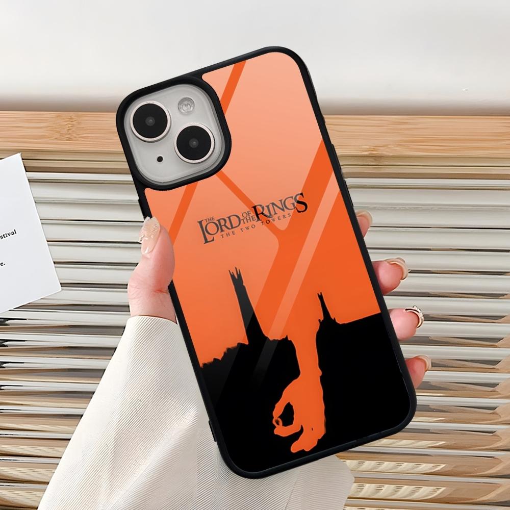 The L-Lord Of The R-Rings Phone Case For Iphone 16 Pro 15 Pro Max 14 12 11 13 Mini 8 7 Plus X Xs XR PC+TPU Design Cover
