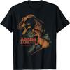 Jurassic Park T-Rex Raptor Vintage Farben Grafik T-Shirt T-Shirt