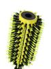 Professional  Round Wooden Hair Brush 6 Sizes Boar Bristle Mix Nylon Salon Women Hair Styling Tools Yellow Brazil Hair Curlerl