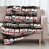 Coperta stampata a tema Nutella - Perfetta per divano, letto, viaggi e uso all'aperto | Lavabile in lavatrice, accogliente e resistente.