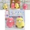 Adorable Bubble-blowing Chicken Plush Doll Keychain Soft And Cute Short Plush Gift