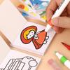 Mini Cartoon Doodle & Coloring Book for Kids - 50 Sheets