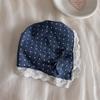 Korean Lace Hair Band Crystal Women Hair Scarf Vintage Denim Triangle Headscarf  Children