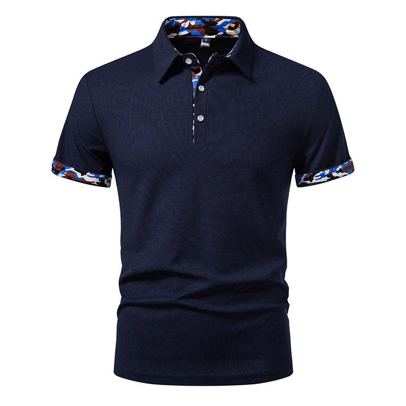Mens Summer Tops Camisa Polo Hombre 2026 Vintage Short Sleeve Patchwork Color Polos Tee Shirt Homme De Luxe Camisetas Golf Tops