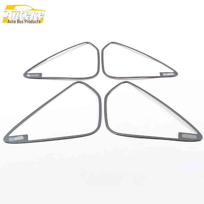 Equinox Stainless Steel Speaker Cover with Bright Ring - Car Accessory