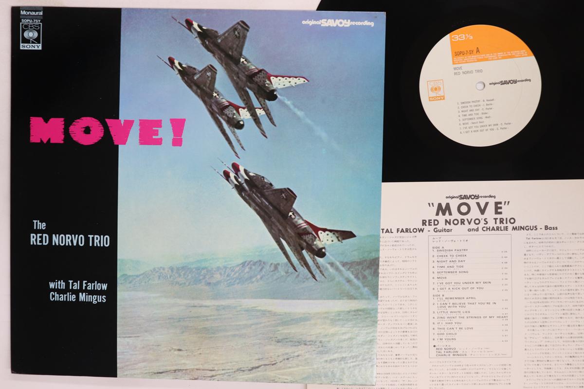 

LP Record RED NORVO TAL FARLOW CHARLES MING Move SOPU7SY CBS SONY 1975 Japan Jazz Used