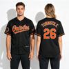 DREHKREUZ 26 Druck Baseballtrikot Herren Damen Knöpfe Kurzarm Netz Sportuniform Unisex Punkband Streetwear Oberteile