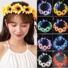 Cerchietto Luminoso LED Corona di Halloween Fiori Illuminati Fascia per Capelli Decorazione per Feste di Natale