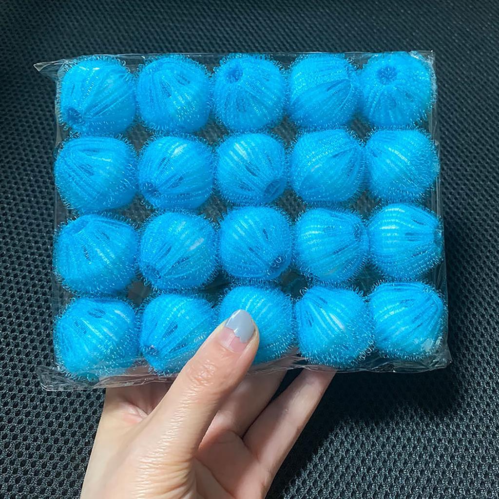 Nylon Cleaning Ball, Anti-entanglement Washing Ball, Absorbs Hair, Physical Decontamination Laundry Ball