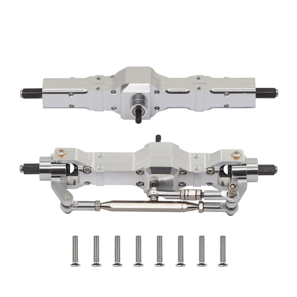 Metal Upgrade Front Rear Axle Assembly For WPL 1/10 C74 1/16 C14 C24 C34 C54 B14 B24 Feiyu JJRC RC Car Spare Parts