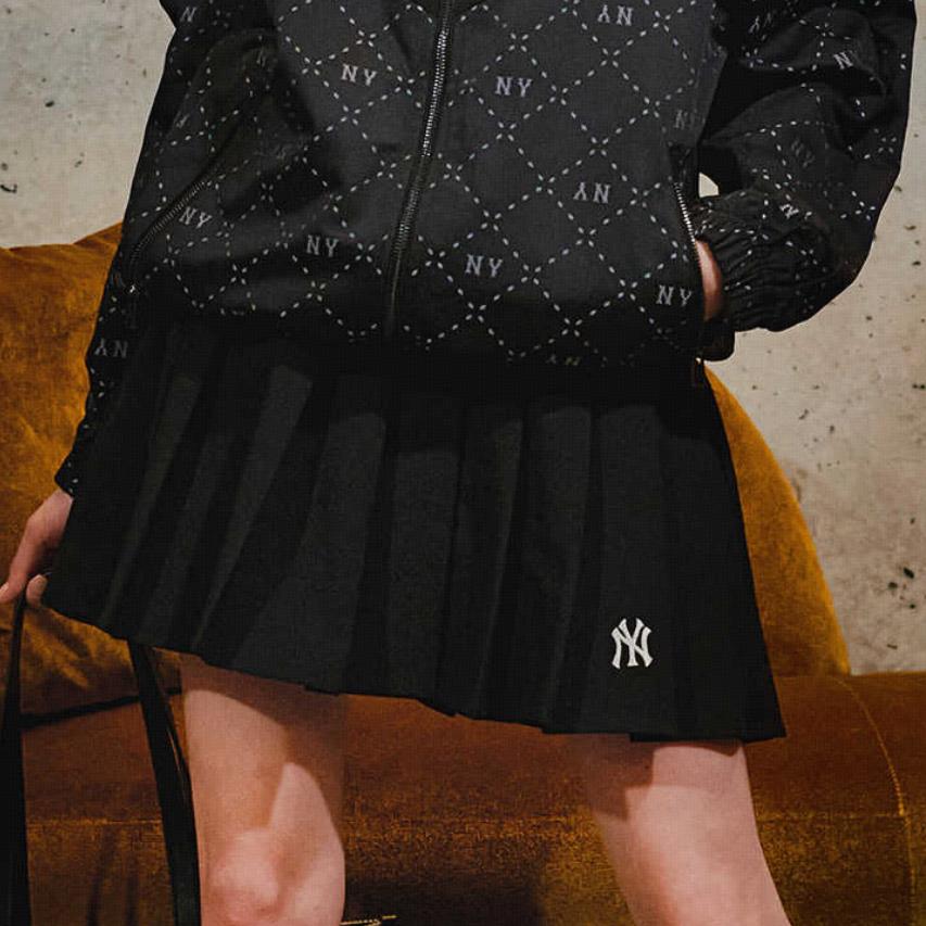 New MLB New York Yankees Casual Short Skirts Women's Black 3FSKG0134-50BKS