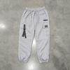 Men Drawstring Elastic Waist Jogger Cargo Pants, Multi Pockets Ribbon Decor Tapered Ankle Cuffs Casual Streetwear Utility Trousers Outdoor Daily Wear